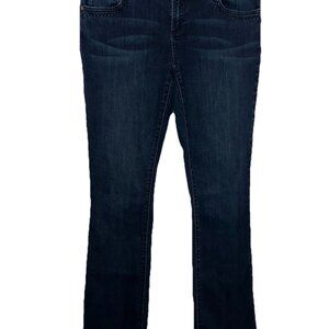 Inc Denim Regular Fit Boot Leg Jeans Dark Wash Size 4